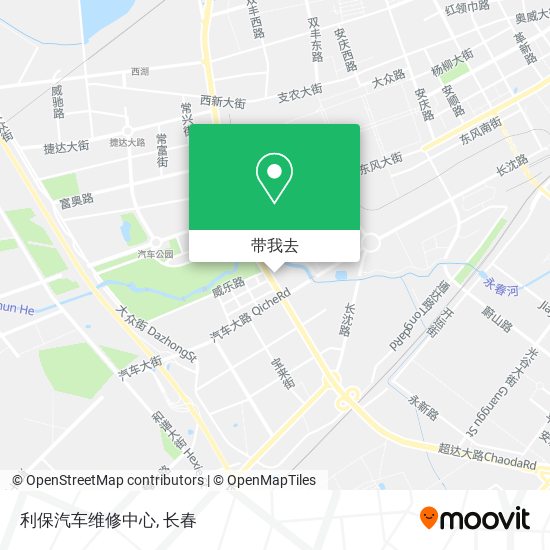 利保汽车维修中心地图