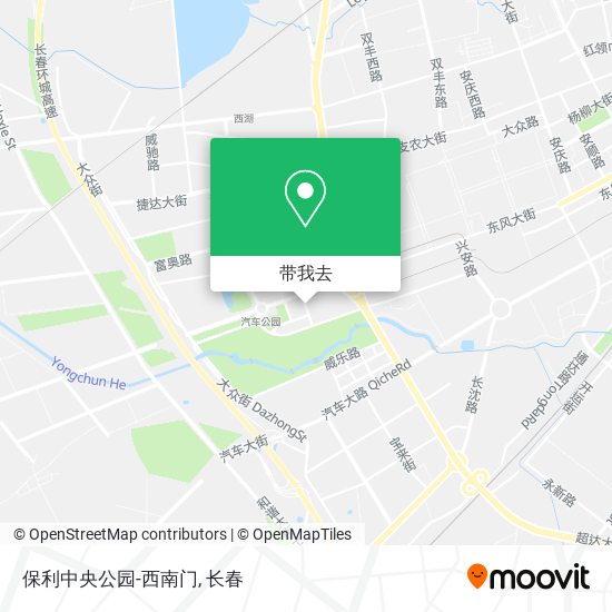 保利中央公园-西南门地图
