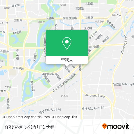 保利·香槟北区(西1门)地图