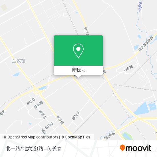 北一路/北六道(路口)地图