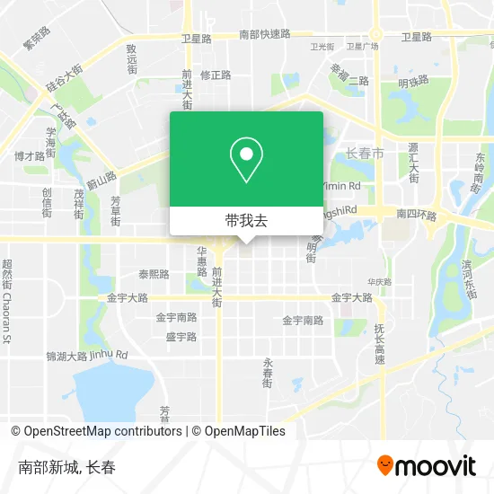 南部新城地图