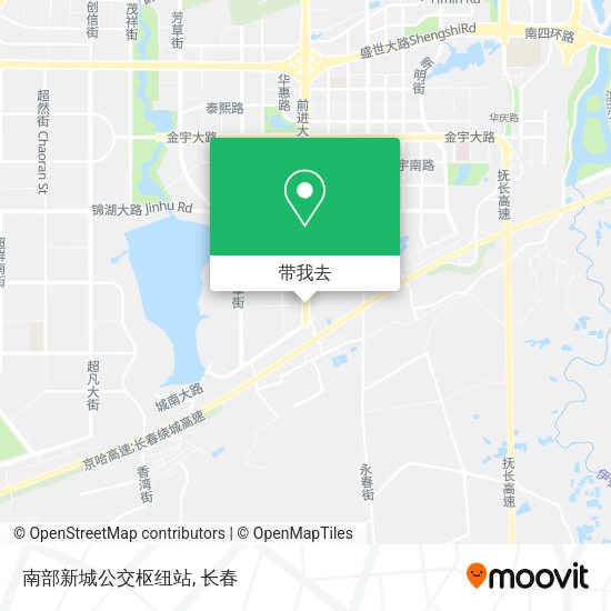 南部新城公交枢纽站地图