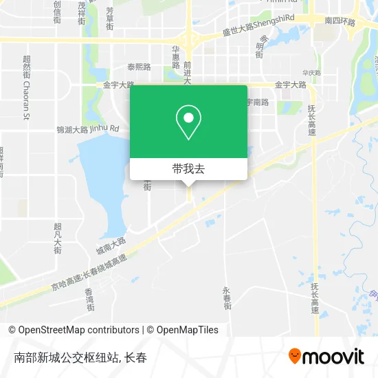 南部新城公交枢纽站地图