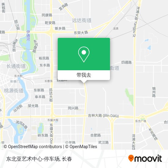 东北亚艺术中心-停车场地图