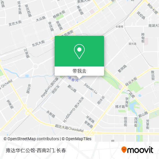 雍达华仁公馆-西南2门地图