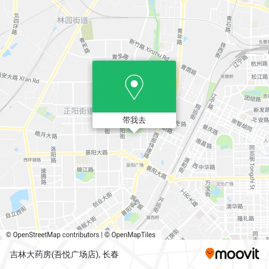 吉林大药房(吾悦广场店)地图