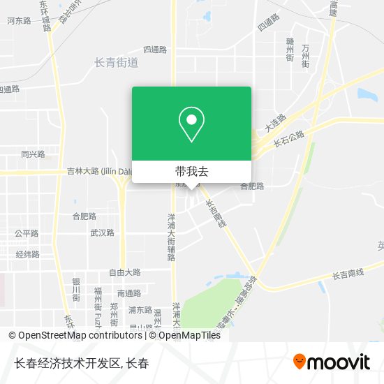 长春经济技术开发区地图