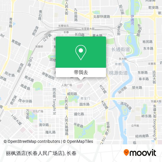丽枫酒店(长春人民广场店)地图