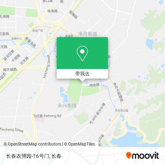 长春农博园-16号门地图