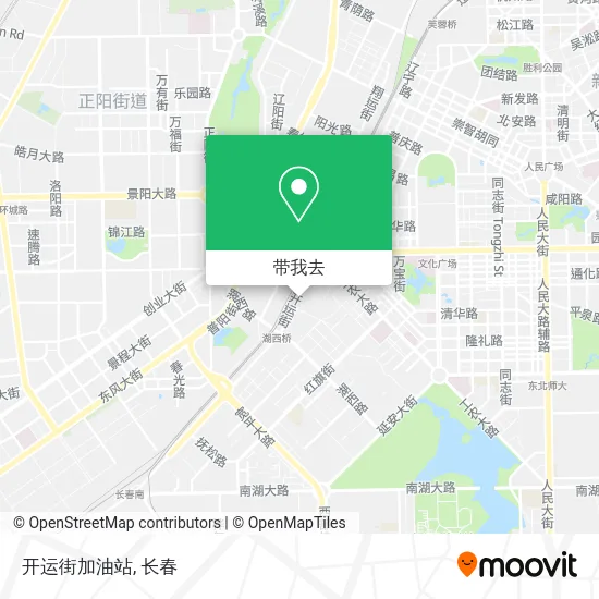 开运街加油站地图