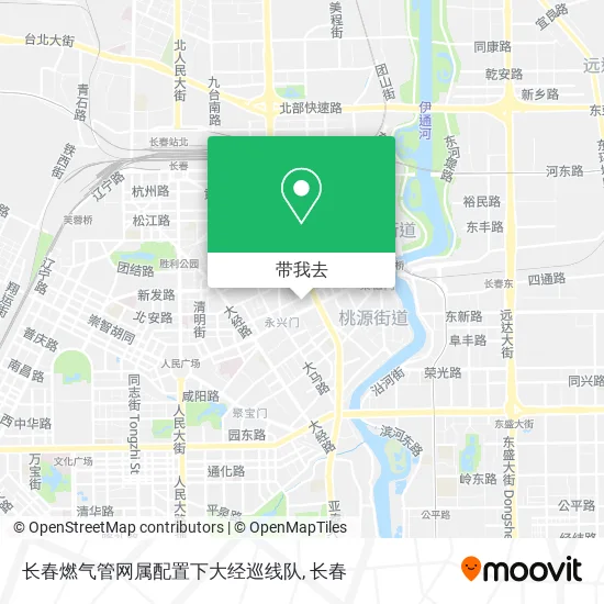 长春燃气管网属配置下大经巡线队地图