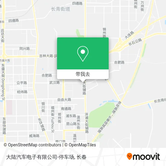 大陆汽车电子有限公司-停车场地图