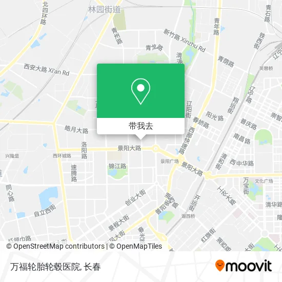 万福轮胎轮毂医院地图
