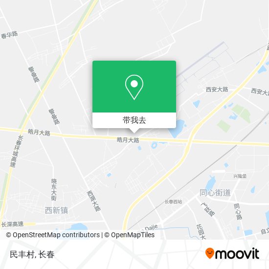 民丰村地图
