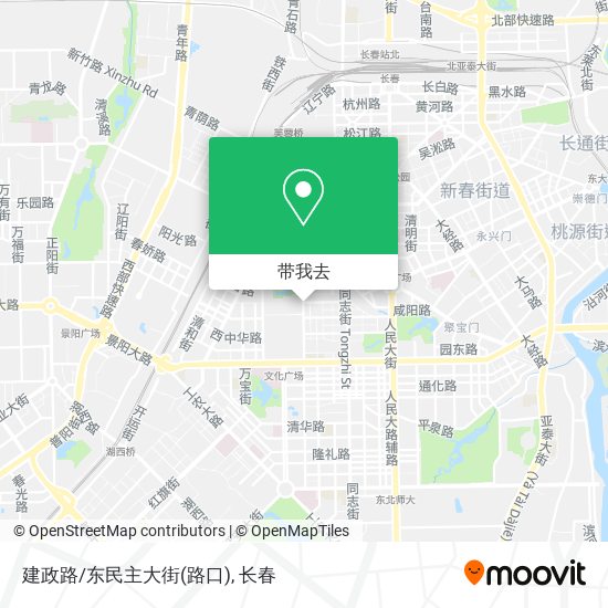 建政路/东民主大街(路口)地图