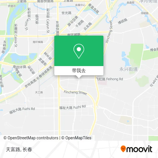 天富路地图