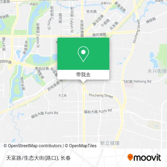 天富路/生态大街(路口)地图