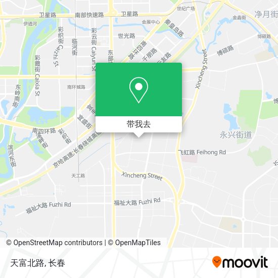天富北路地图