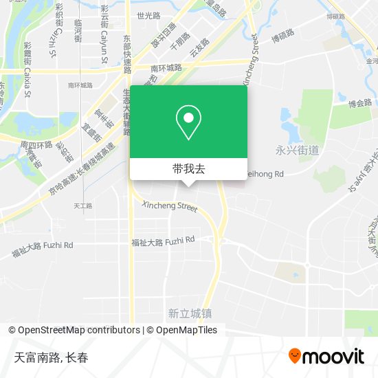 天富南路地图