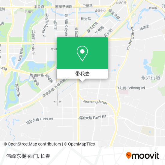伟峰东樾-西门地图