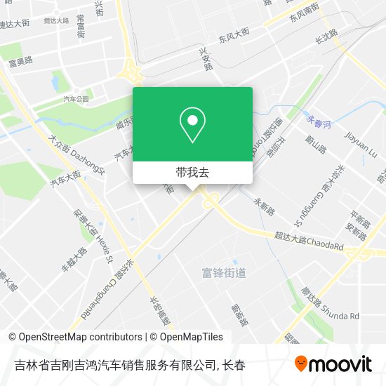 吉林省吉刚吉鸿汽车销售服务有限公司地图