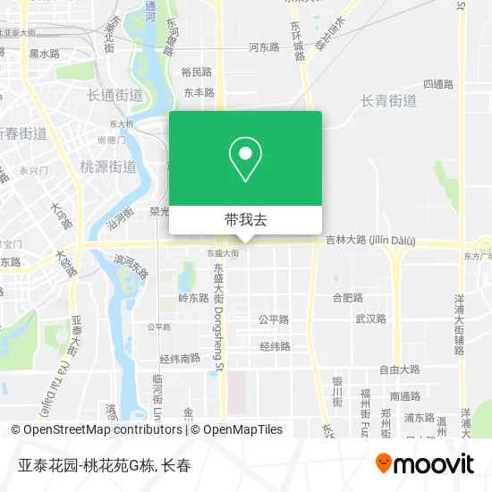 亚泰花园-桃花苑G栋地图