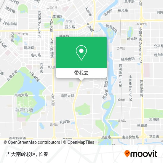 吉大南岭校区地图