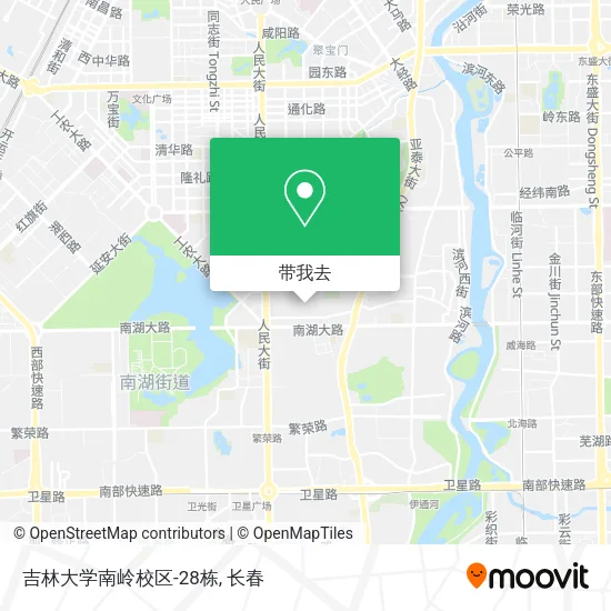 吉林大学南岭校区-28栋地图