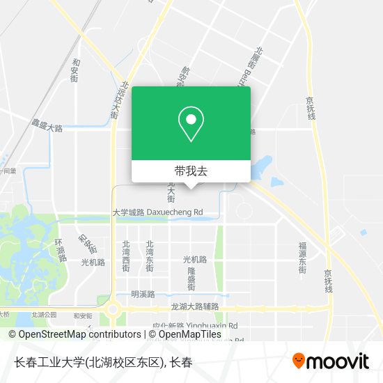 长春工业大学(北湖校区东区)地图