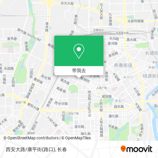 西安大路/康平街(路口)地图