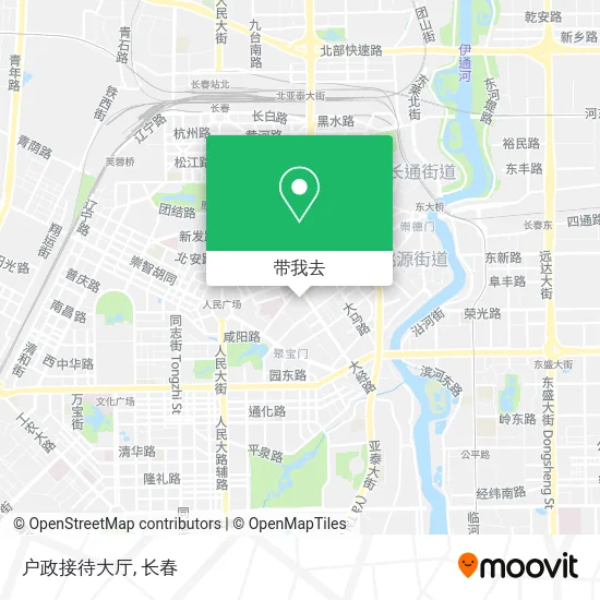 户政接待大厅地图