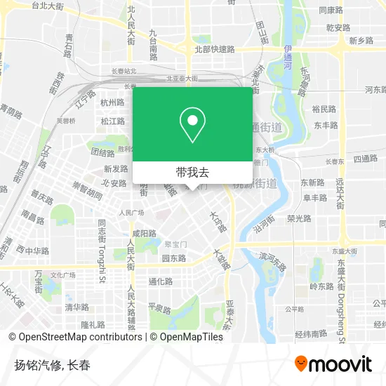 扬铭汽修地图