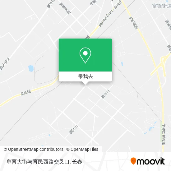 阜育大街与育民西路交叉口地图