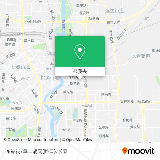 东站街/阜丰胡同(路口)地图