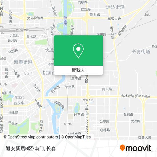 通安新居B区-南门地图