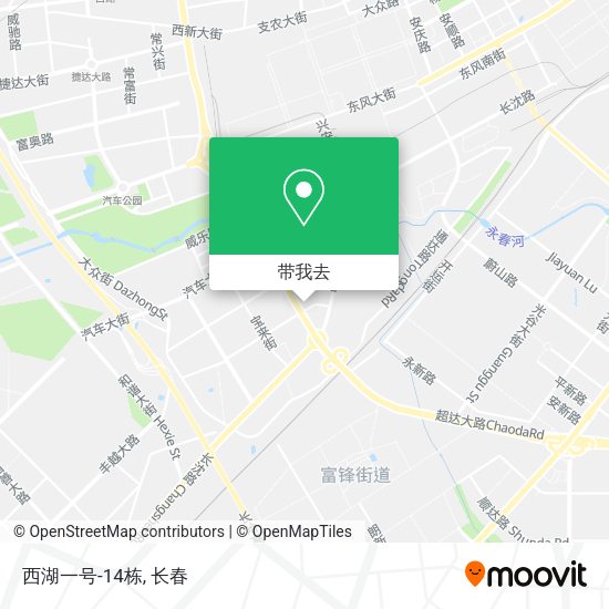 西湖一号-14栋地图