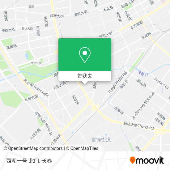 西湖一号-北门地图