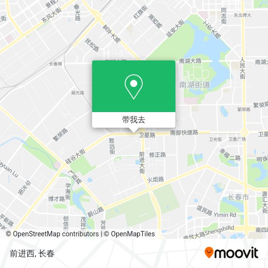 前进西地图
