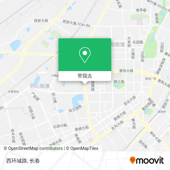 西环城路地图