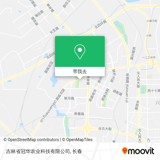 吉林省冠华农业科技有限公司地图