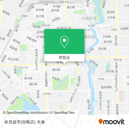 欧亚超市(吉顺店)地图