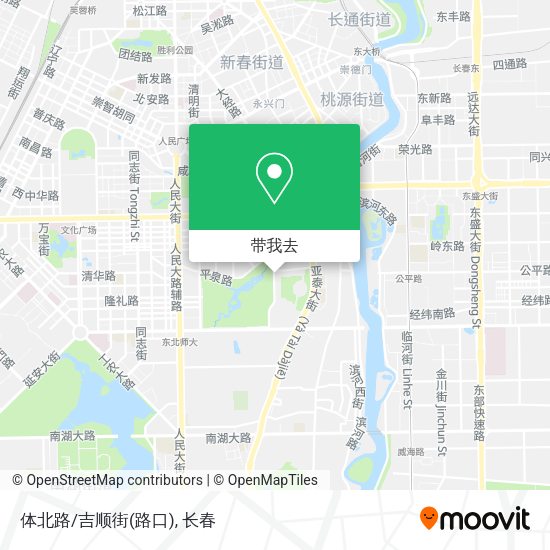 体北路/吉顺街(路口)地图