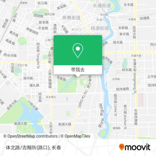 体北路/吉顺街(路口)地图