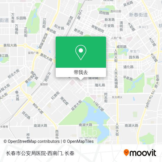 长春市公安局医院-西南门地图
