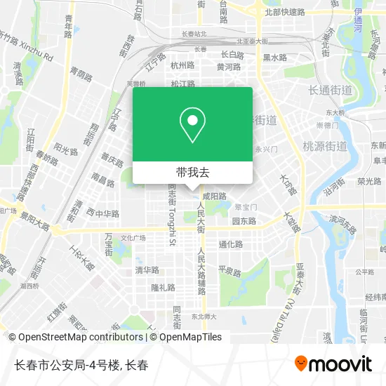 长春市公安局-4号楼地图
