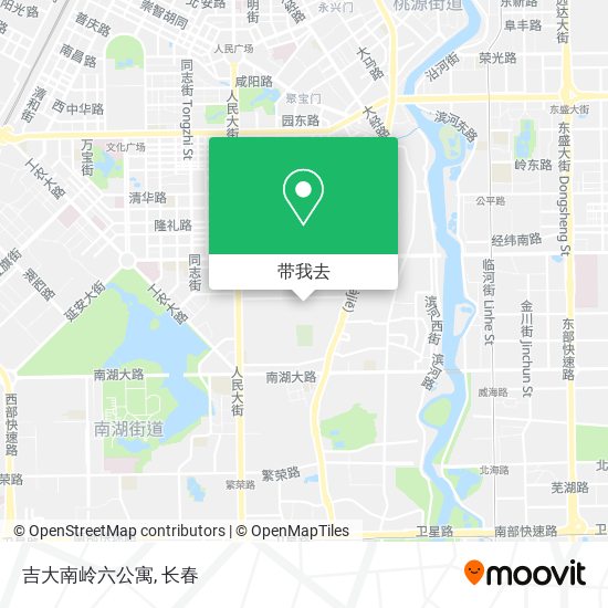 吉大南岭六公寓地图