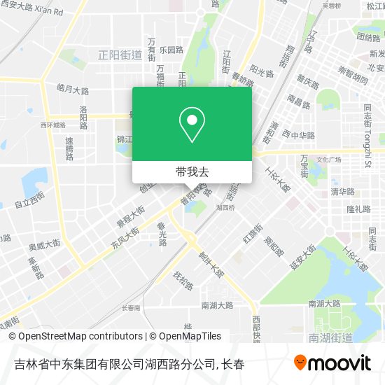 吉林省中东集团有限公司湖西路分公司地图