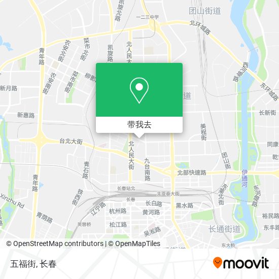 五福街地图