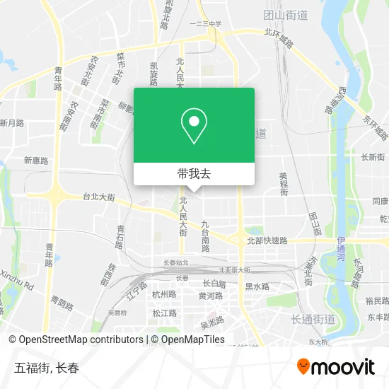 五福街地图