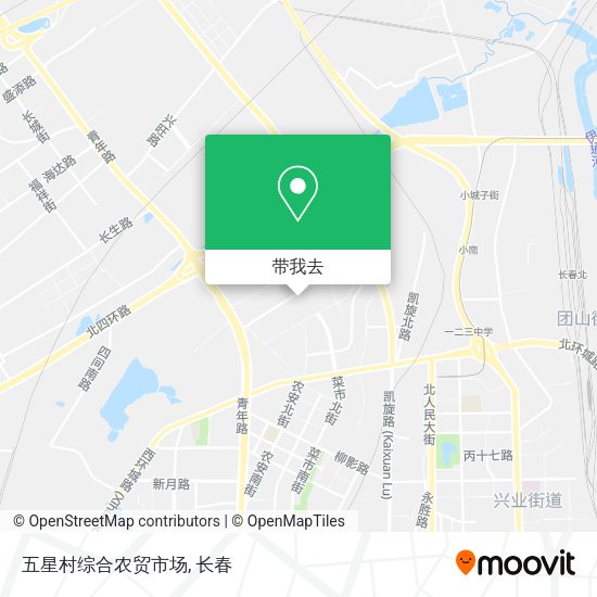 五星村综合农贸市场地图